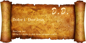 Dobri Dorina névjegykártya